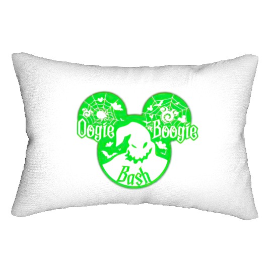 Disney Oogie Boogie Bash Lumbar Pillows, Disney Halloween Lumbar Pillows, Oogie Boogie Man Lumbar Pillows, Nightmare Before Christmas Lumbar Pillows