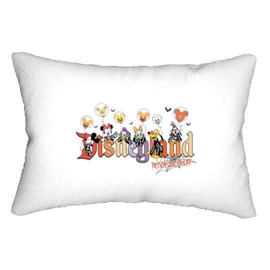 Vintage Disneyland Halloween Lumbar Pillows, Retro Disneyland Halloween Lumbar Pillows
