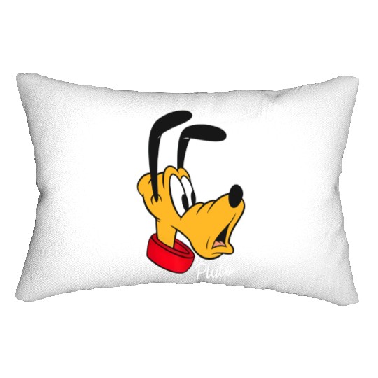 Disney Mickey And Friends Pluto Big Face Lumbar Pillows, Disney Pluto Lumbar Pillows, Pluto And Friends Lumbar Pillows