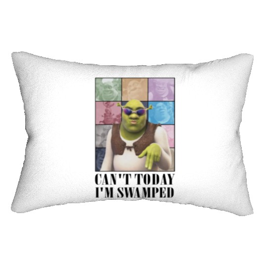 Can't Today I'm Swamped Eras Tour Lumbar Pillows, Shrek Lumbar Pillows, Disney Fiona Princess Lumbar Pillows