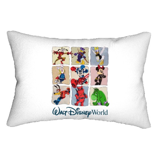 Disney Marvel Lumbar Pillows, Marvel Superhero Lumbar Pillows, Mickey and Friends Lumbar Pillows, Avengers Team Lumbar Pillows
