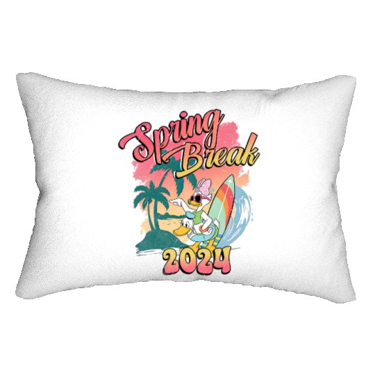 Vintage Disney Spring Break 2023 Lumbar Pillows