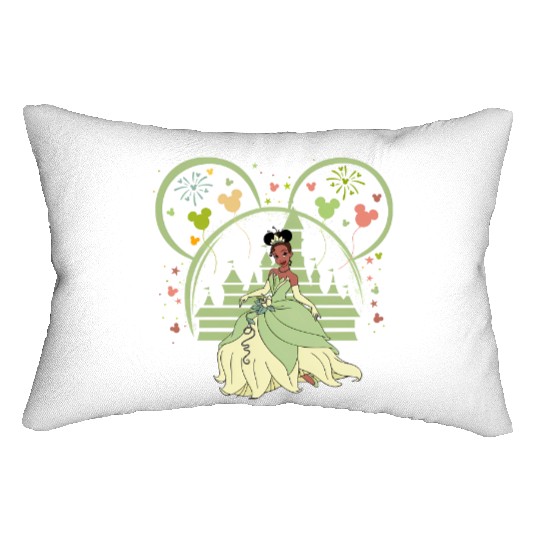 Tiana Mickey Ear Lumbar Pillows, Princess Tiana Lumbar Pillows, Mickey Ear Lumbar Pillows, Disney Princess Lumbar Pillows, Tiana Magic Kingdom Lumbar Pillows