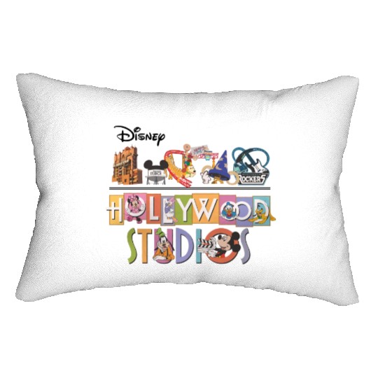 Vintage Hollywood Studios Lumbar Pillows, Disney Trip 2023 Lumbar Pillows
