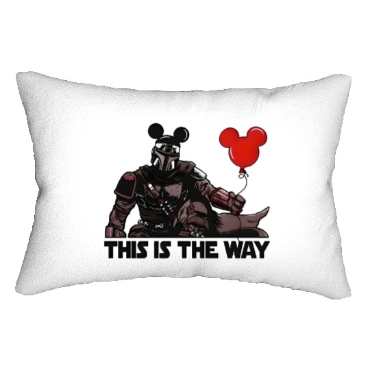 The Mandalorian This Is The Way Mickey Mouse Ears Lumbar Pillows Disney Trip 2023 Lumbar Pillows