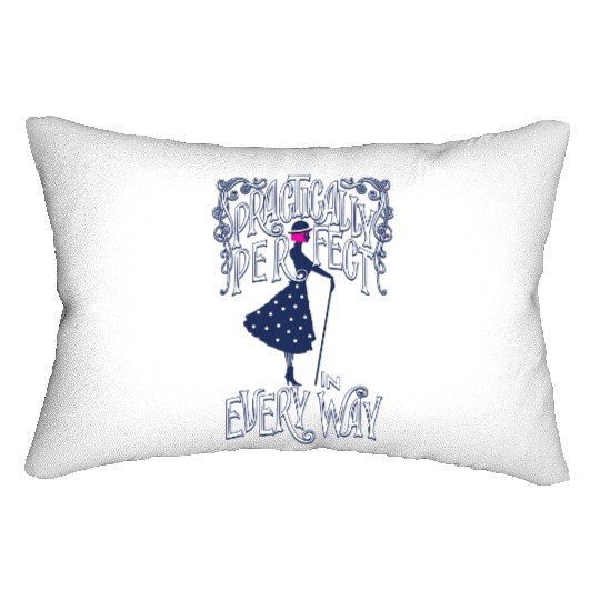 Disney Mary Poppins Practically Perfect Lumbar Pillows, WDW Magic Kingdom Lumbar Pillows