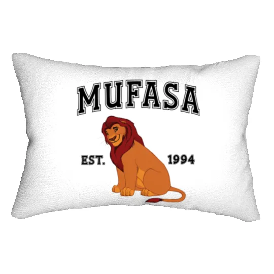 Retro Disney Lion King Mufasa Lumbar Pillows, WDW Magic
