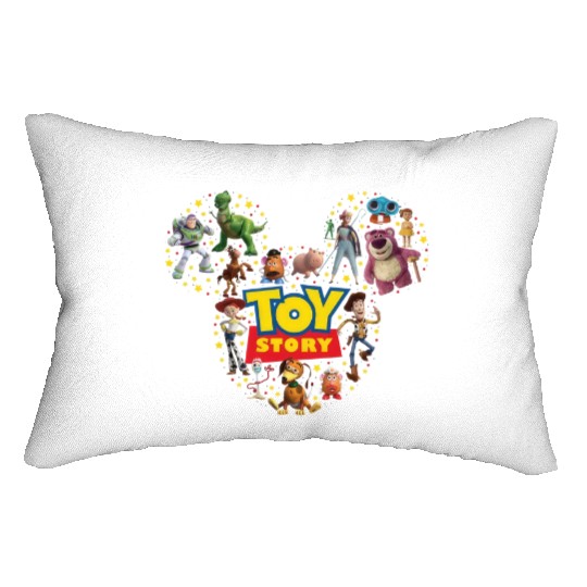 Toy Story Lumbar Pillows, Disney Group Lumbar Pillows, Mickey Ears Lumbar Pillows, Disney Family Lumbar Pillows