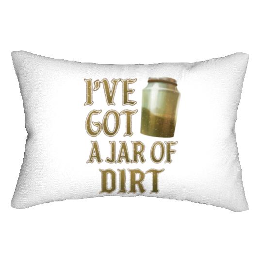 Disney Pirates of the Caribbean I've Got A Jar Of Dirt Lumbar Pillows, Magic Kingdom Trip Lumbar Pillows Family Birthday Gift