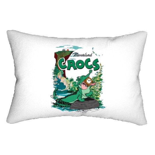 Disney Peter Pan Tick-Tock the Crocodile Neverland Lumbar Pillows
