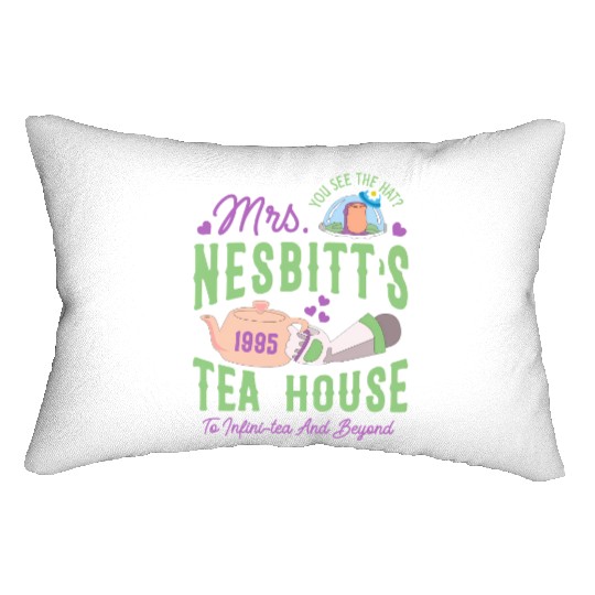 Buzz Lightyear Mrs Nesbitts Tea House To Infinity And Beyond Lumbar Pillows,  Magic Kingdom Disneyland Family Vacation Gift