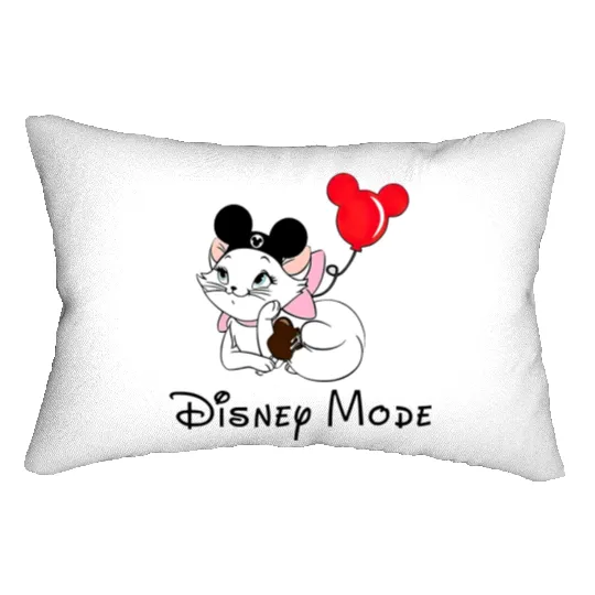 Marie Disney Mode Lumbar Pillows, Marie Cat Lumbar Pillows, Marie Aristocats Lumbar Pillows