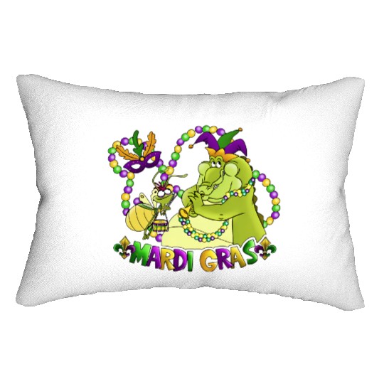 Disney Princess And The Frog Lumbar Pillows | Louis And Ray Mardi Gras Lumbar Pillows