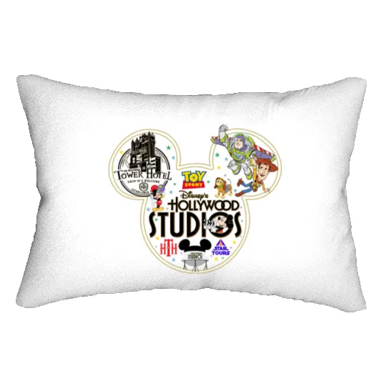 Hollywood Studios Lumbar Pillows, Disney Hollywood Studios, Toy Story Lumbar Pillows, Hollywood Lumbar Pillows,  Hollywood Studios Family Lumbar Pillows