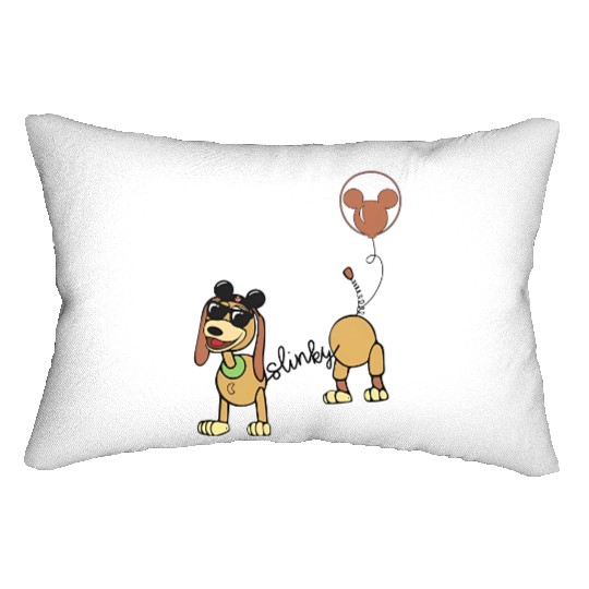 Slinky Dog Lumbar Pillows, Disney Balloon Tank