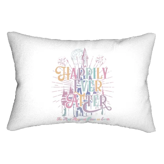 Happily Ever After  Lumbar Pillows, Disneyworld Lumbar Pillows, Magic Kingdom Lumbar Pillows Women