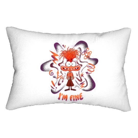 Disney Inside Out 2 Emotions Im Fine Lumbar Pillows, Disney Inside Out Lumbar Pillows