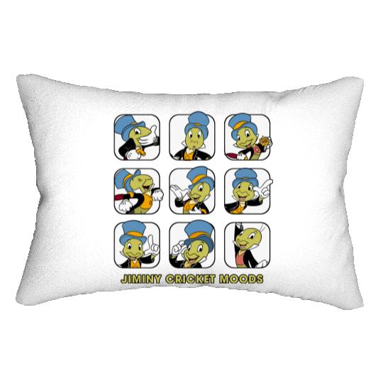 Disney Jiminy Cricket Moods Lumbar Pillows, Disney Pinocchio Lumbar Pillows