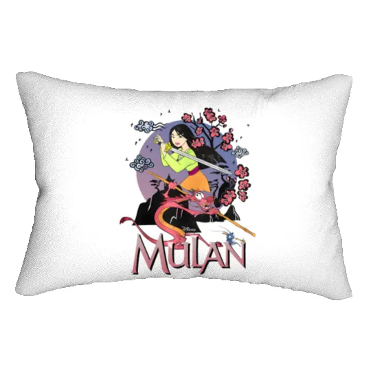 Disney Princess Mulan Lumbar Pillows, Disney Lumbar Pillows, Mulan Princess Lumbar Pillows, Mulan Birthday Outfit