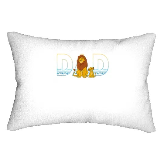 Disney The Lion King Simba and Mufasa Dad Lumbar Pillows