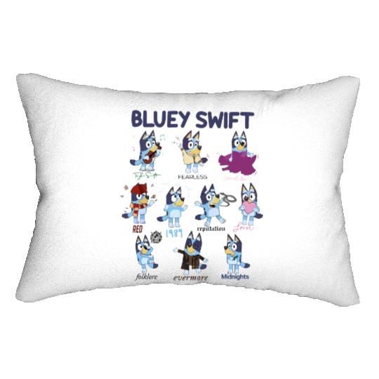 Discover Taylor version BlueyDad Adult Lumbar Pillows | Taylor Eras Lumbar Pillows