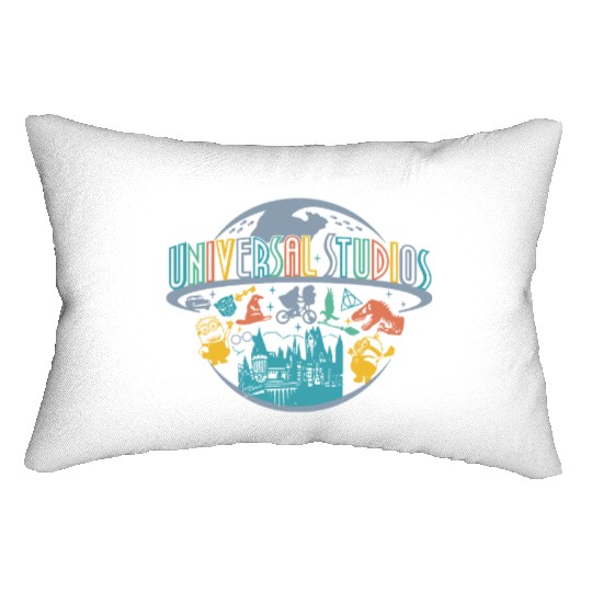 Universal Studios Lumbar Pillows, Universal Orlando Lumbar Pillows, Disney Universal Lumbar Pillows