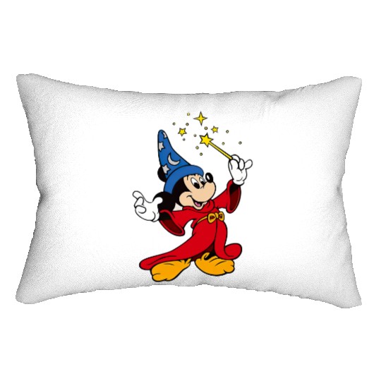 Disney Fantasia Sorcerer Mickey Mouse Magic Wizard  Lumbar Pillows, Fantasmic Disney Lumbar Pillows