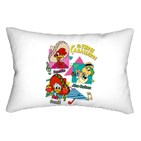 Disney The Three Caballeros Mexico Lumbar Pillows, Three Caballeros Lumbar Pillows