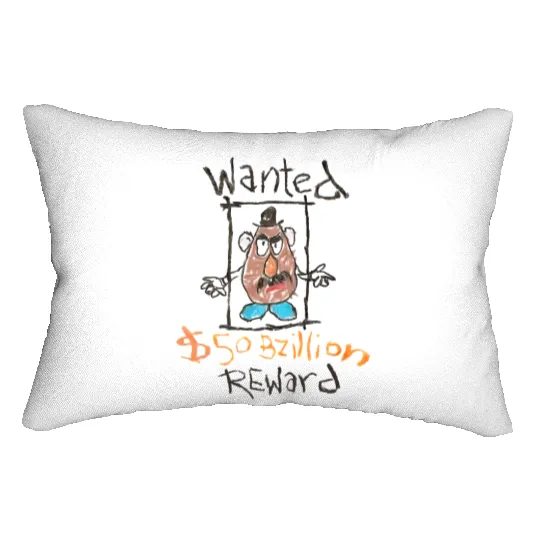 Toy Story Wanted Poster Lumbar Pillows | Disney Lumbar Pillows | Mr Potato Head Lumbar Pillows