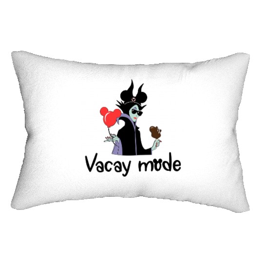 Disney Villains Vacay Mode, Maleficent Queen Sleeping Beauty Villain Lumbar Pillows