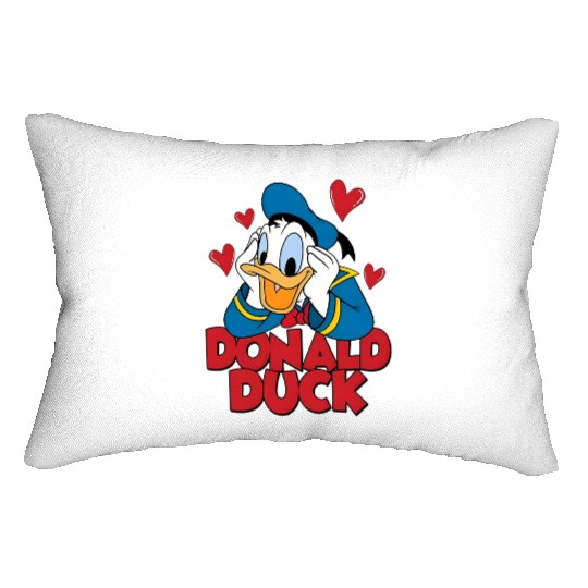 Donald Duck Disney Lumbar Pillows, Duck Trip Lumbar Pillows, Donald Duck est 1934 Lumbar Pillows