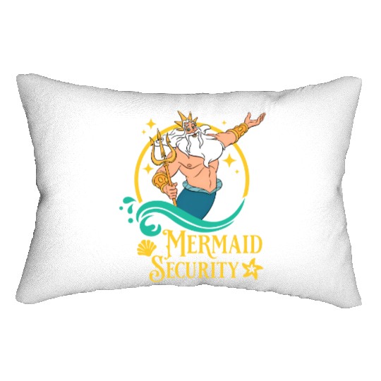 King Triton from The Little Mermaid Security Disney Father's Day Lumbar Pillows