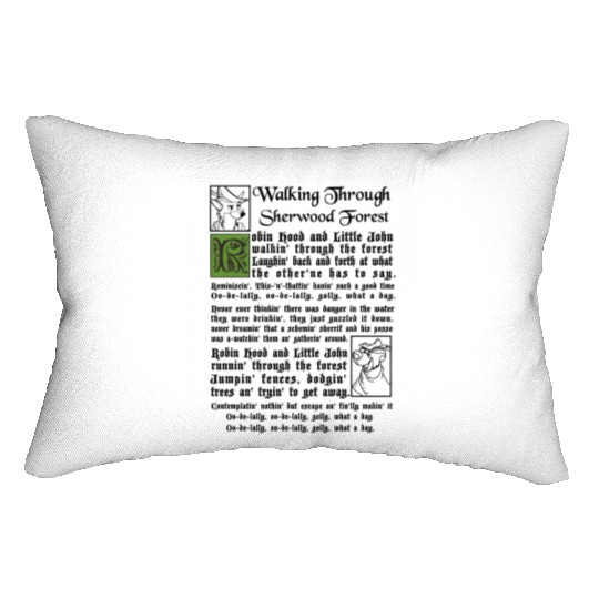 Sherwood Forest - Robin Hood Disney - Lumbar Pillows