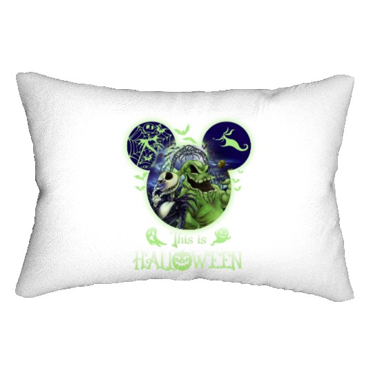 This is Halloween Oogie Boogie Bash 2024 Lumbar Pillows, Disneyland Halloween Lumbar Pillows