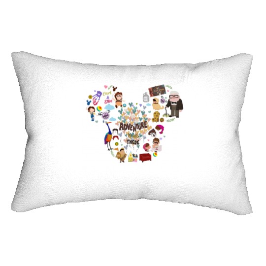 Up Movie  Lumbar Pillows, Adventure Is Out There Lumbar Pillows, Disney Up Lumbar Pillows