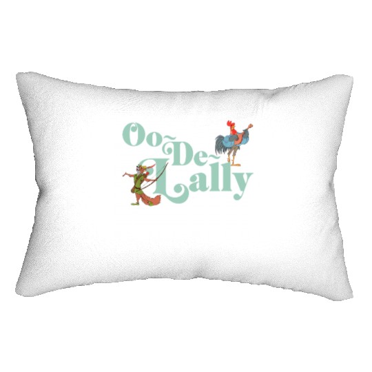 Disney Robin Hood Oo de lally Iconic Quote Chest Text Logo Lumbar Pillows