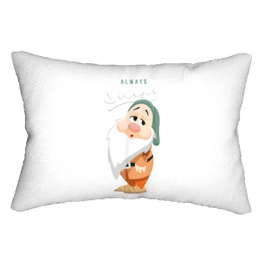 Disney Snow White And The Seven Dwarfs Always Sleepy Lumbar Pillows, WDW Magic Kingdom Disneyland Family Vacation Birthday Gift