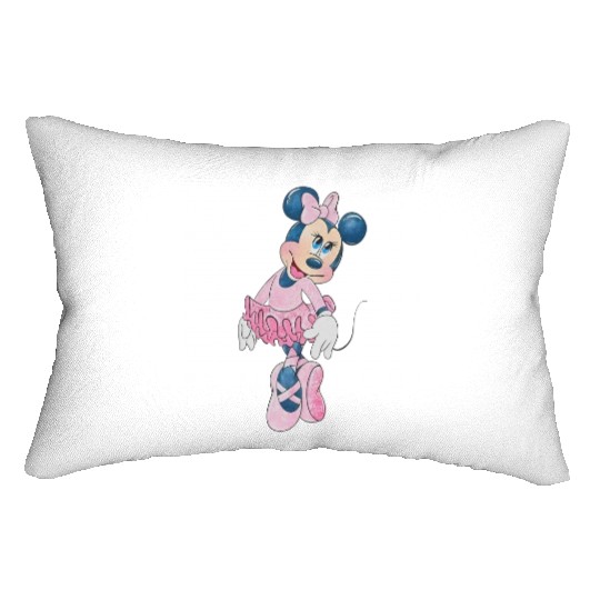 Minnie Mouse Ballerina Lumbar Pillows, Family Disney Lumbar Pillows, Matching Minnie Lumbar Pillows