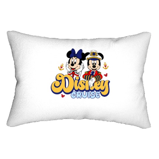 Disney Vacation 2024 Lumbar Pillows, Disney Cruise Disney Cruise Lumbar Pillows