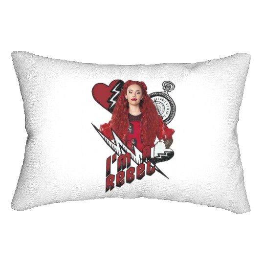 The Rise Of Red Im A Rebel Red Lumbar Pillows, Disney Descendants 4 Movie Lumbar Pillows, Birthday Girl 2024 Trip Lumbar Pillows