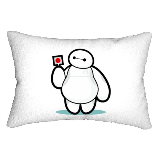 Disney Big Hero 6 Baymax With Lollipop Cute Shot Lumbar Pillows
