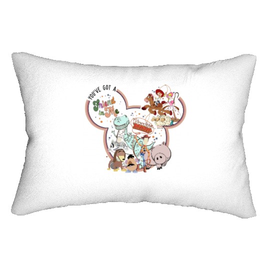 Toy Story Lumbar Pillows, Retro Disney Lumbar Pillows