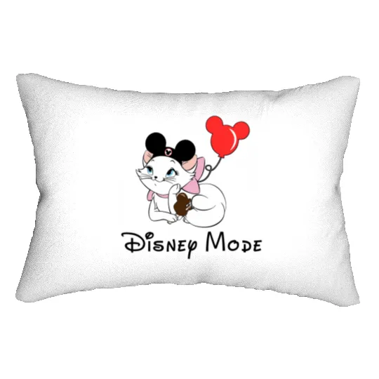 Marie Disney Mode, Marie Cat , Marie Aristocats Lumbar Pillows