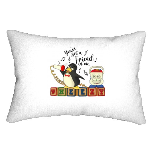 Disney Toy Story Penguin Wheezy Sing Lumbar Pillows, You've Got A Friend In Me Lumbar Pillows