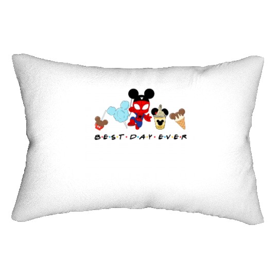 Spiderman Best Day Ever Lumbar Pillows, Baby Spiderman, Disney Snacks Lumbar Pillows