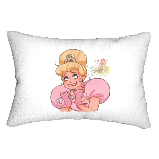 Disney Charlotte Emotions Lumbar Pillows, Disney Princess Lumbar Pillows, Princess And The Frog Lumbar Pillows, Disney Princess Kid Lumbar Pillows, Family Birthday Gift Kid.