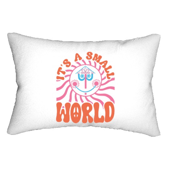 It's a Small World Disneyland Lumbar Pillows, Animal Kingdom Lumbar Pillows, Epcot Lumbar Pillows
