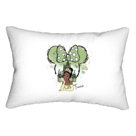 Princess Tiana Lumbar Pillows, Disney Tiana Princess Lumbar Pillows, Disney Princess Lumbar Pillows, Tiana Lumbar Pillows, Disney Girl Lumbar Pillows