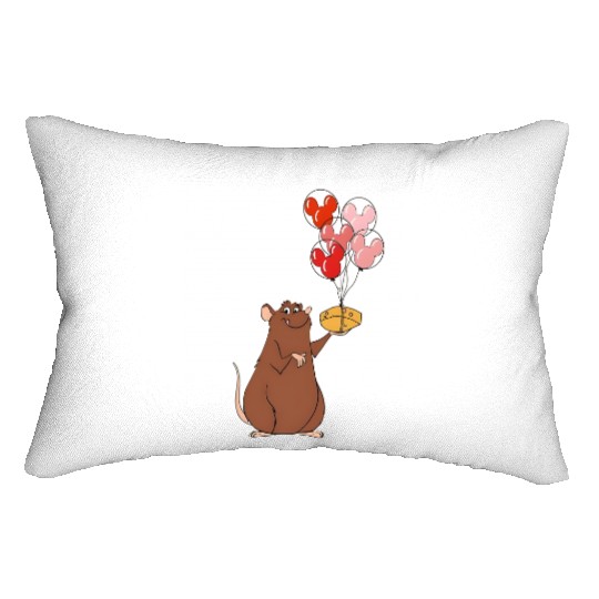 Disney Emile Balloon Mickey Ears Lumbar Pillows, Remy's Ratatouille
