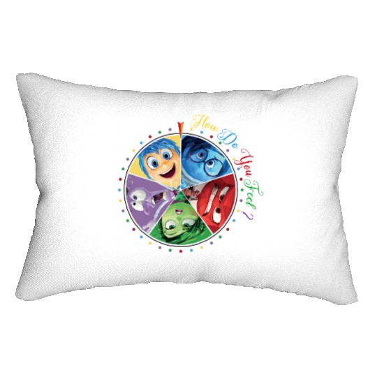 Disney Inside Out Lumbar Pillows, Inside Out Lumbar Pillows, Disney Pixar Inside Out Lumbar Pillows